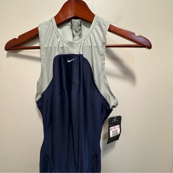 Nike Techsuit Swimsuit Speedsuit Skinsuit Swimskin Full Bodysuit Size 32 - Picture 3 of 13